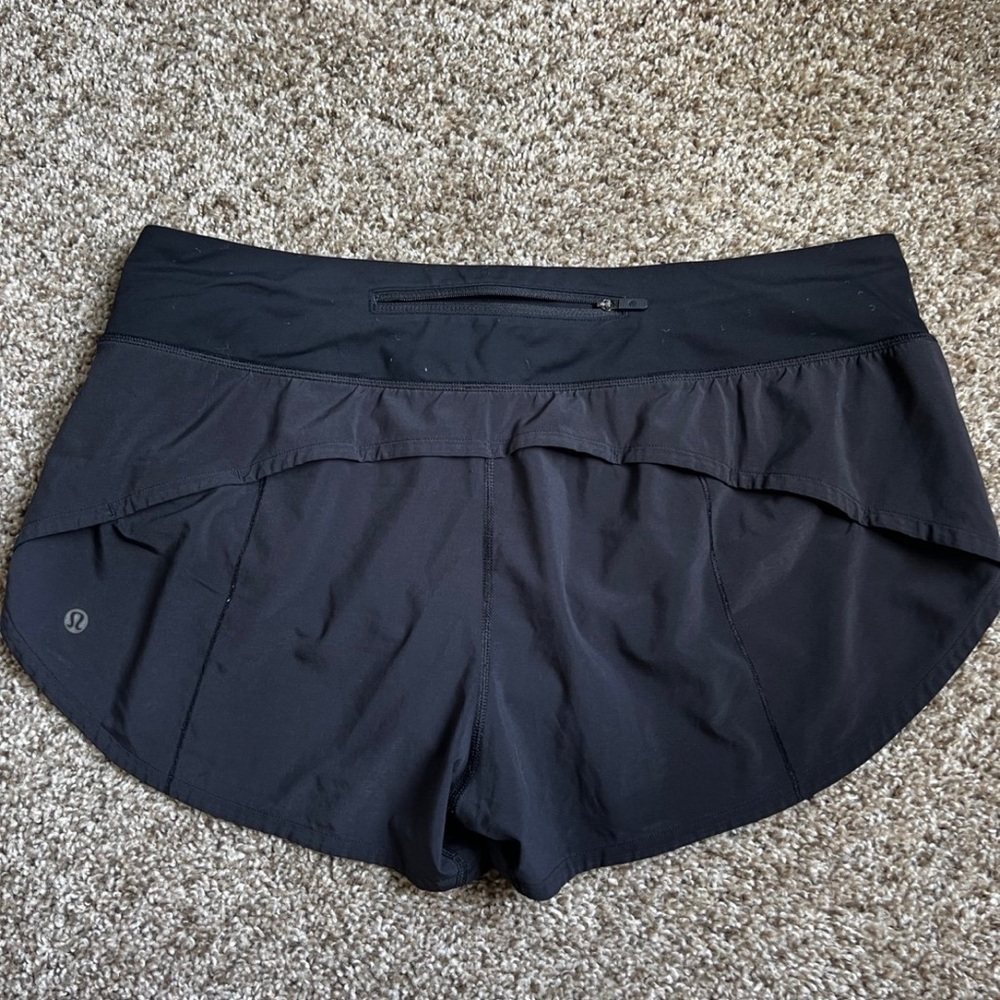 Lululemon Speed Up Short *2.5" Black (First Release)